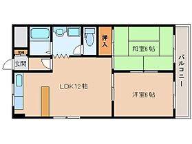 奈良県生駒市壱分町（賃貸マンション2LDK・3階・50.00㎡） その2