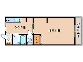 奈良県生駒市西旭ケ丘（賃貸マンション1DK・2階・34.41㎡） その2