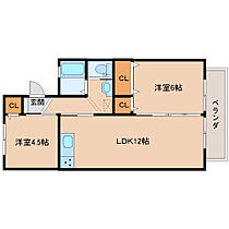 ルミランドールI 205 ｜ 奈良県生駒市俵口町（賃貸アパート2LDK・2階・50.39㎡） その2