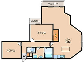 奈良県生駒市辻町（賃貸マンション2LDK・3階・61.23㎡） その2