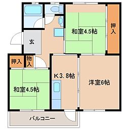 近鉄京都線 高の原駅 徒歩17分