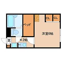 奈良県奈良市宝来町（賃貸マンション1K・2階・19.87㎡） その2