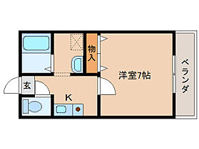 奈良県奈良市菅原町（賃貸アパート1K・2階・23.00㎡） その2