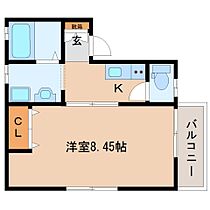 サンライズ尼ヶ辻P-1  ｜ 奈良県奈良市尼辻西町（賃貸アパート1K・2階・26.10㎡） その2