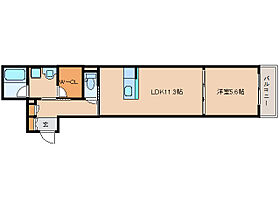 奈良県奈良市西大寺南町（賃貸マンション1LDK・2階・46.54㎡） その2