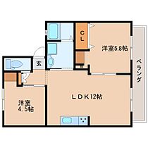 奈良県奈良市六条2丁目（賃貸アパート2LDK・2階・47.66㎡） その2