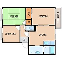 デイアスA 101 ｜ 奈良県奈良市平松3丁目（賃貸アパート3LDK・1階・50.00㎡） その2