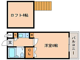 ＹＯＵハウス  ｜ 奈良県奈良市富雄川西1丁目（賃貸アパート1K・2階・16.20㎡） その2