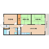 帝塚山ガーデンハイツ2棟102号  ｜ 奈良県奈良市帝塚山6丁目（賃貸マンション3LDK・1階・60.49㎡） その2