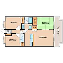 ベルあやめ池  ｜ 奈良県奈良市あやめ池北2丁目（賃貸マンション3LDK・3階・71.29㎡） その2