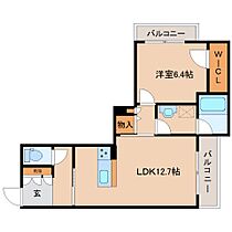 シャーメゾン　ヴィラ学園前  ｜ 奈良県奈良市学園北1丁目（賃貸マンション1LDK・3階・50.81㎡） その2