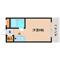 シティパレスあやめ池　パート7  ｜ 奈良県奈良市あやめ池南2丁目（賃貸マンション1R・2階・15.24㎡） その2