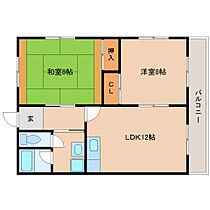 奈良県奈良市あやめ池南7丁目（賃貸マンション2LDK・2階・72.96㎡） その2