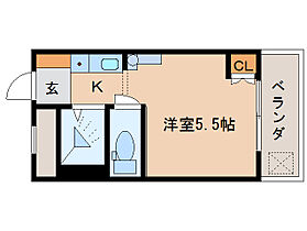 シティパレス21西大寺Ｐ-I  ｜ 奈良県奈良市西大寺新町1丁目（賃貸マンション1K・1階・15.66㎡） その2