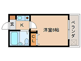 シティパレス21西大寺Ｐ-I  ｜ 奈良県奈良市西大寺新町1丁目（賃貸マンション1K・3階・15.66㎡） その2