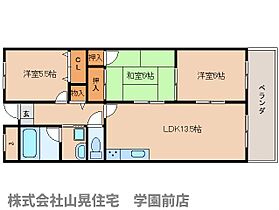 奈良県奈良市富雄元町1丁目（賃貸マンション3LDK・6階・66.45㎡） その2