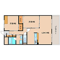 奈良県奈良市松陽台4丁目（賃貸マンション2LDK・2階・63.68㎡） その2