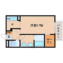 奈良県橿原市地黄町474-6（賃貸アパート1K・2階・24.83㎡） その2