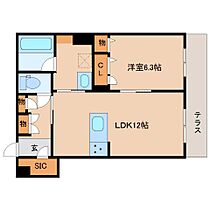 シャーメゾン　ルクール 103 ｜ 奈良県橿原市新賀町298-1（賃貸マンション1LDK・1階・47.75㎡） その2