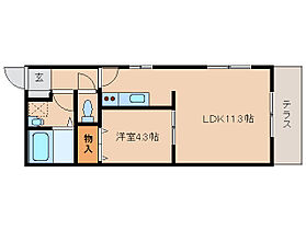 グレイス田原本 101 ｜ 奈良県磯城郡田原本町大字秦庄446-3（賃貸アパート1LDK・1階・37.26㎡） その2