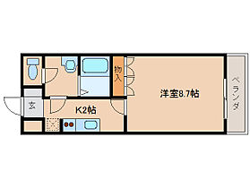 奈良県橿原市縄手町215-2（賃貸マンション1K・1階・29.75㎡） その2