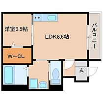 奈良県橿原市新口町243（賃貸マンション1LDK・1階・33.02㎡） その2