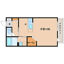 シャーメゾン八木 201 ｜ 奈良県橿原市小綱町14-19（賃貸アパート1R・2階・36.27㎡） その2