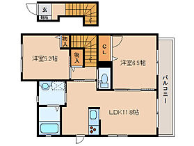 奈良県橿原市北妙法寺町561（賃貸アパート2LDK・2階・61.45㎡） その2