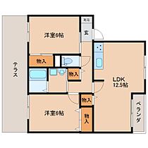 奈良県橿原市中曽司町307-6（賃貸アパート2LDK・1階・59.94㎡） その2