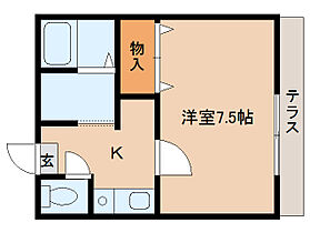 駒井ハイツ  ｜ 奈良県橿原市木原町（賃貸アパート1K・1階・25.28㎡） その2