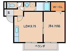 リヴヒプス  ｜ 奈良県橿原市豊田町（賃貸アパート1LDK・2階・40.34㎡） その2