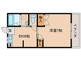 サントピア 302 ｜ 奈良県橿原市内膳町4丁目8-34（賃貸マンション1DK・3階・24.00㎡） その2