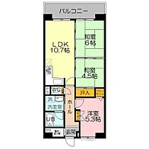 クリーンピア米子加茂町 609 ｜ 鳥取県米子市加茂町1丁目（賃貸マンション3LDK・6階・61.04㎡） その2