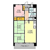 エクセレント米子 1102 ｜ 鳥取県米子市万能町（賃貸マンション3LDK・11階・61.60㎡） その2