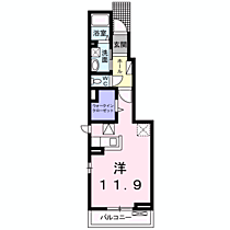 クラールＫ 108 ｜ 鳥取県米子市旗ヶ崎（賃貸アパート1R・1階・32.94㎡） その2