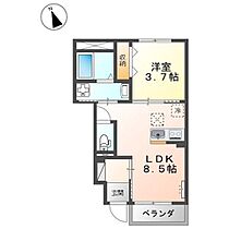 サンテラス 105 ｜ 鳥取県米子市両三柳（賃貸アパート1LDK・1階・31.19㎡） その2