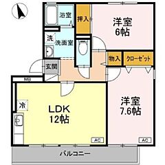 物件の間取り