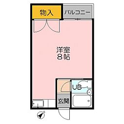 アーバンプラザ ワンルームの間取図画像