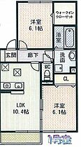 プリマヴェーラ 0201 ｜ 茨城県守谷市百合ケ丘2丁目（賃貸アパート2LDK・2階・55.00㎡） その2