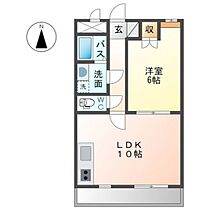 ヴィラ柊 202 ｜ 群馬県高崎市日高町（賃貸マンション1LDK・2階・35.25㎡） その2