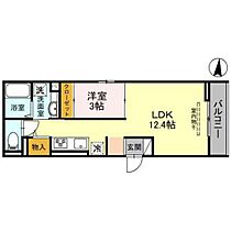 Ｄ－ＲＯＯＭ岩押町 203 ｜ 群馬県高崎市岩押町（賃貸アパート1LDK・2階・36.95㎡） その2