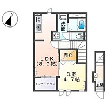 さくら・ガーデン 203 ｜ 群馬県高崎市倉賀野町（賃貸アパート1LDK・2階・42.34㎡） その2