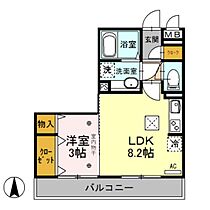 エタルナ倉賀野 105 ｜ 群馬県高崎市倉賀野町（賃貸アパート1LDK・1階・31.02㎡） その2