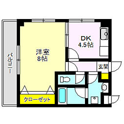 森のコート綿貫 4階/N-4