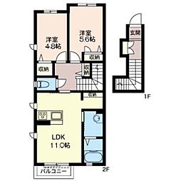 メゾンドブラン・ヨシイII 2階/205