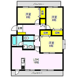 リジョンＡ・Ｂ棟 1階/B102