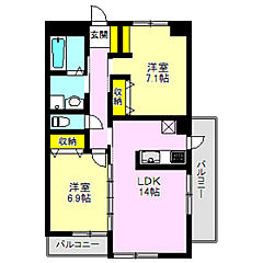 物件の間取り