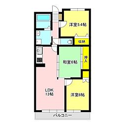 テレス・ハラ 3LDKの間取図画像
