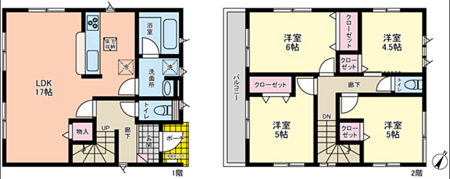 間取り 八千代市上高野1322-35