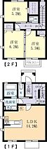 グラスコート陽光台Ｂ 0101 ｜ 茨城県つくばみらい市陽光台2丁目（賃貸テラスハウス3LDK・1階・80.30㎡） その2